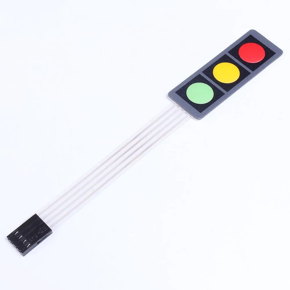  keyboard Control Panel Yellow+Red+Green