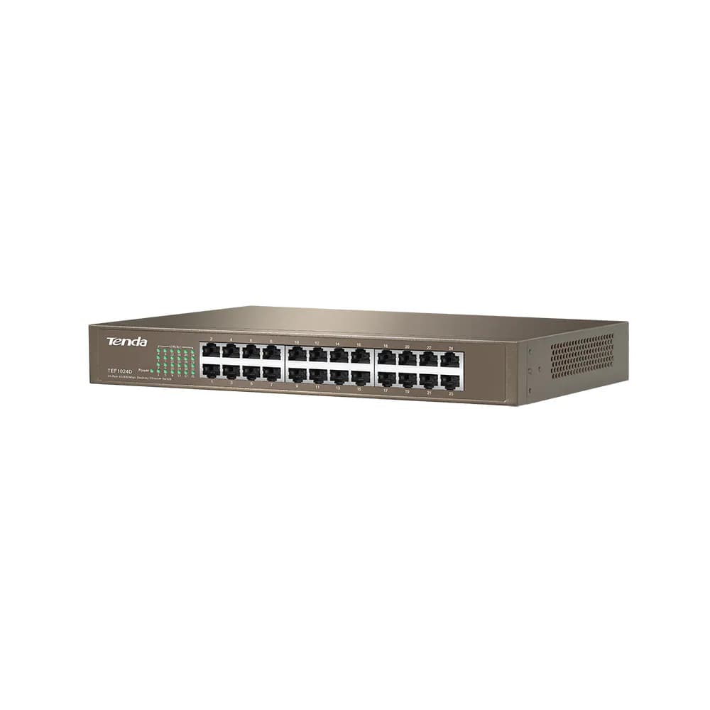 Tenda 24-Port TEF1024D Ethernet 10/100Mbps Switch