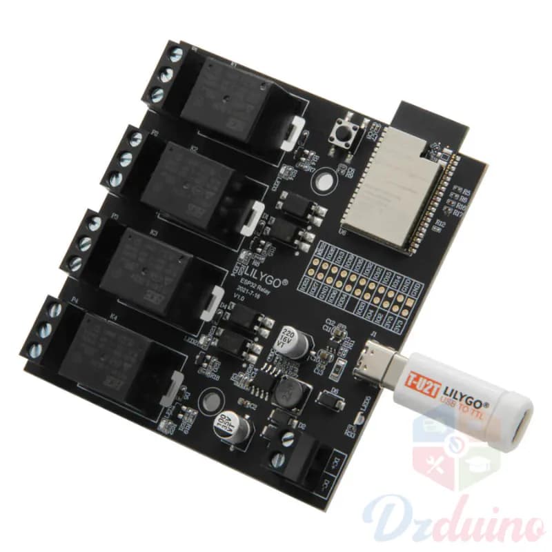 ESP32 Wireless Module DC 5V 4 Groups Relay Development Board ( Relay)