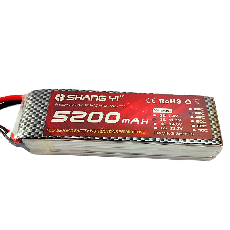 11.1V 3S 5200mah/35C Lipo Battery with XT60