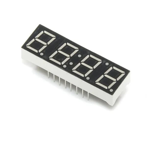 7 Segment 4 Digit Common cathode 0.39 Inch RED  16P