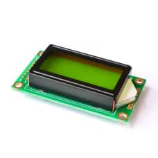 0802 LCD display Yellow 