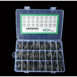  500Pcs Aluminum Electrolytic Capacitors kit (0.1UF-1000UF)