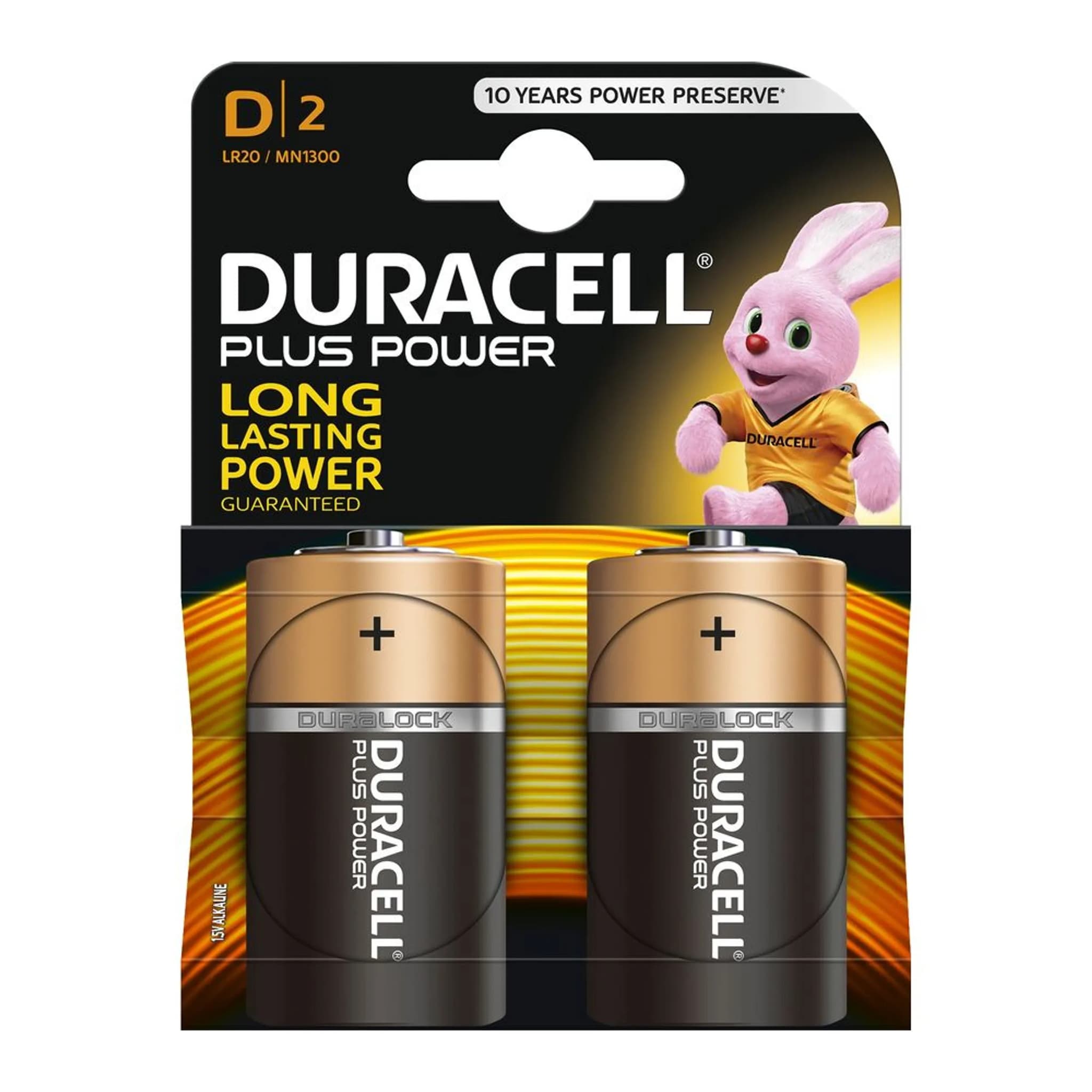 Duracell 1.5V D-Type MN1300 LR20 Alkaline Battery — image 1