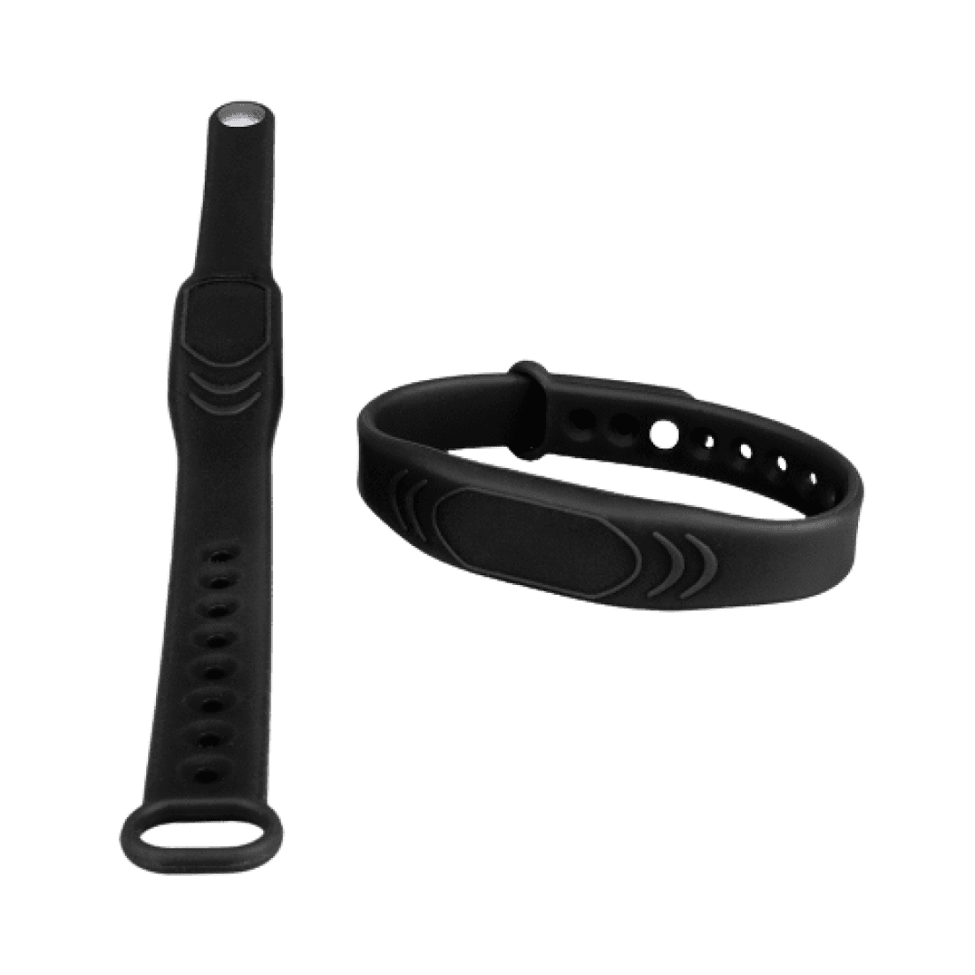 Black waterproof silicone bracelet Mifare 13.56Mhz — image 1