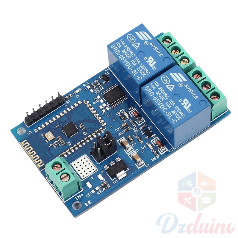 2CH Bluetooth Relay Module 12V — image 1