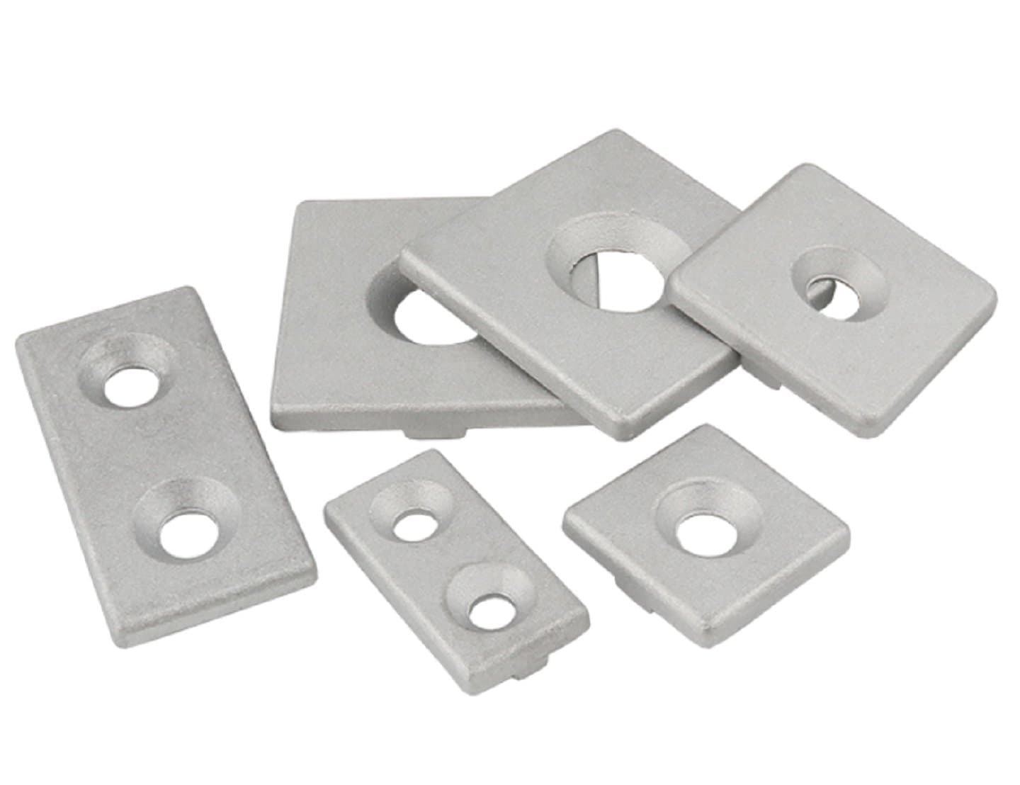 Silver Aluminum End Cap for 2020 — image 1